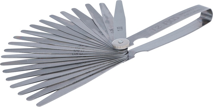 Actual product image BGS Precision Feeler Gauges 20 Blades (10 cm)