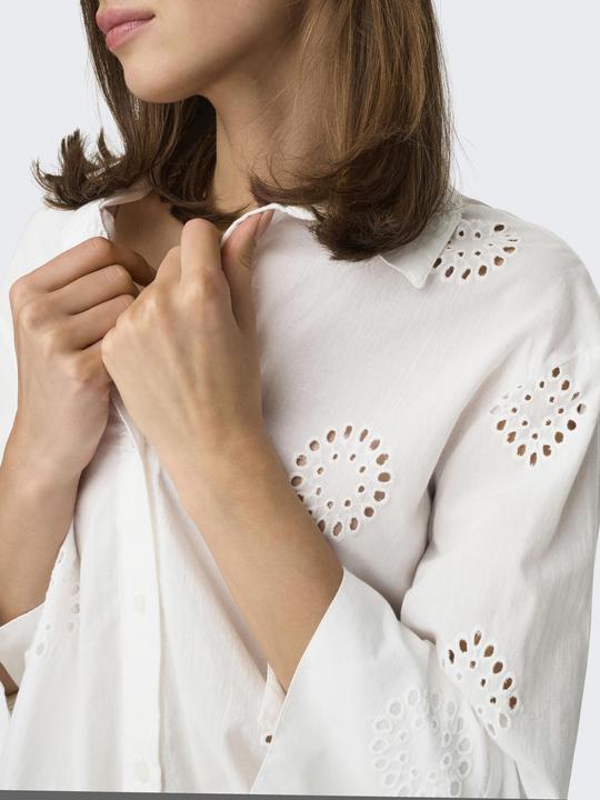 Produktbild JdY Einfarbige Hemd mit 3/4 Ärmeln (S)