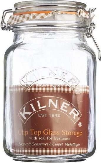 Productafbeelding Kilner Vierkante pot met zwenkstop, 1,5 liter (1.50 l)