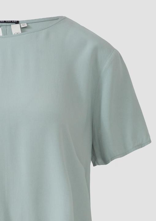 Actual product image S.Oliver Bluse Kurzarmbluse aus Viskose (38)