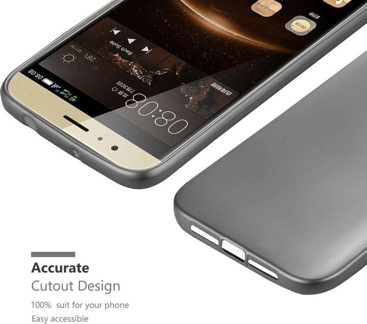 Produktbild Cadorabo TPU Matt Metallic Cover (Huawei GX8, LG G8)