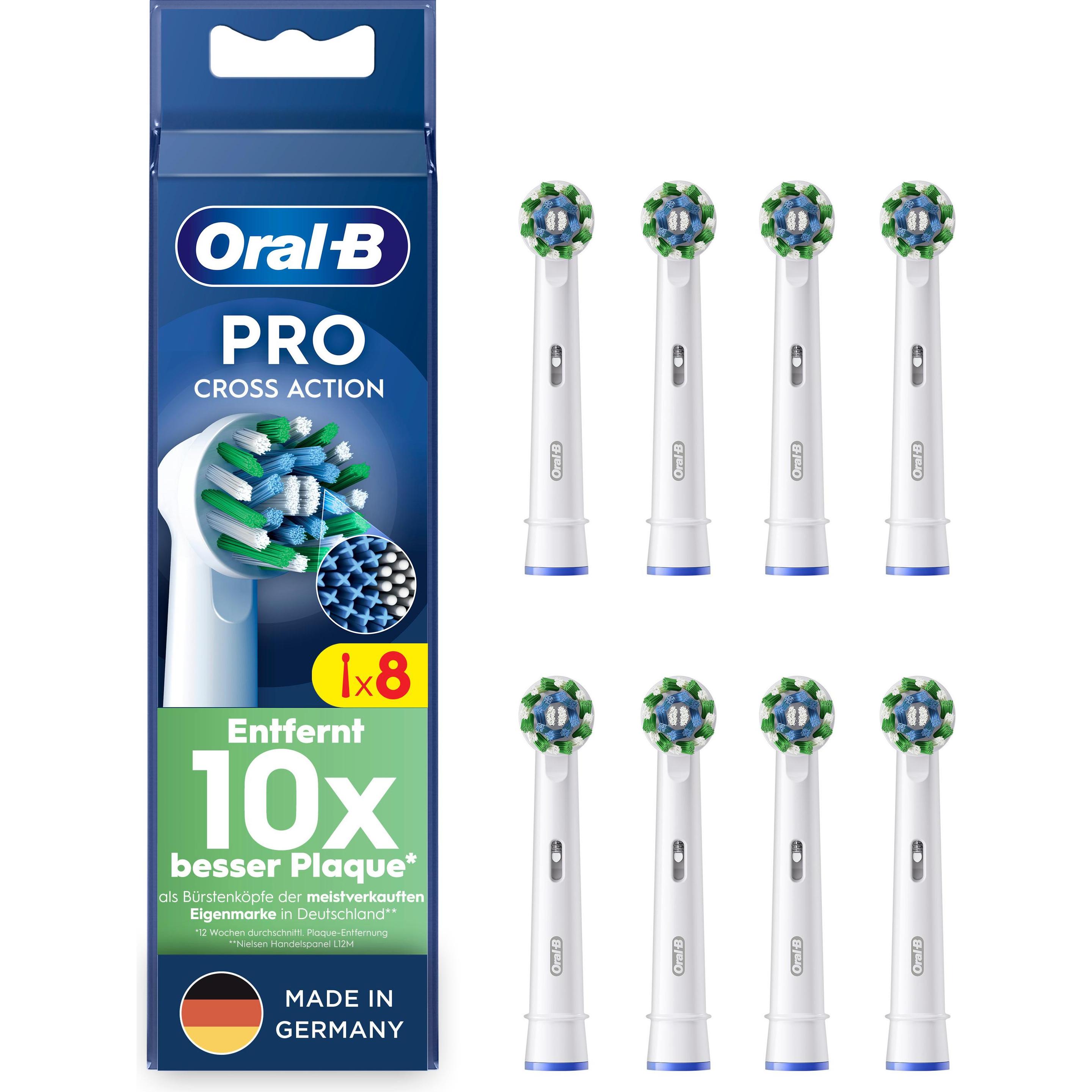 Oral-B, Zahnbürstenkopf, Pro CrossAction (8 x)