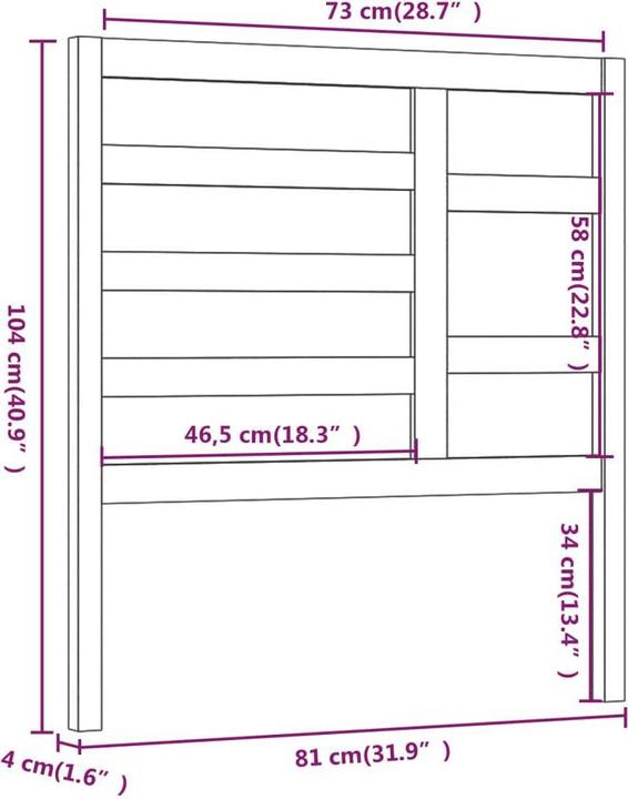 Immagine prodotto VidaXL Edan (81 x 4 x 104 cm)
