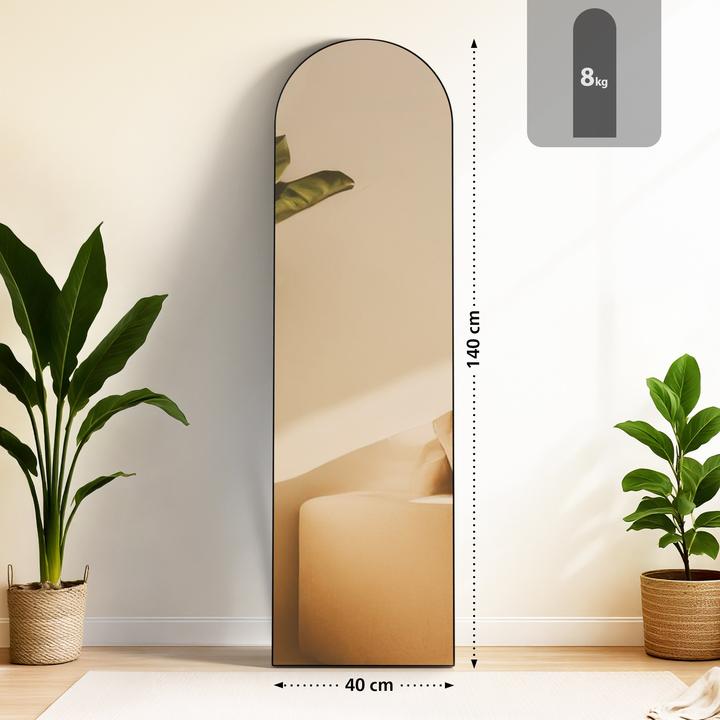 Produktbild CLP Spiegel Moline Standspiegel und Wandspiegel in einem (140 x 40 cm)