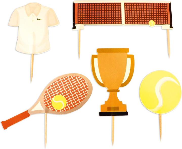Immagine prodotto ScrapCooking Set di 5 decorazioni per torte con motivi di tennis (1 x)