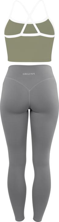 Produktbild Circle Five High Waist Sport Set (Leggings mit Taschen & Sporttop mit integriertem BH) (M, S, XL)
