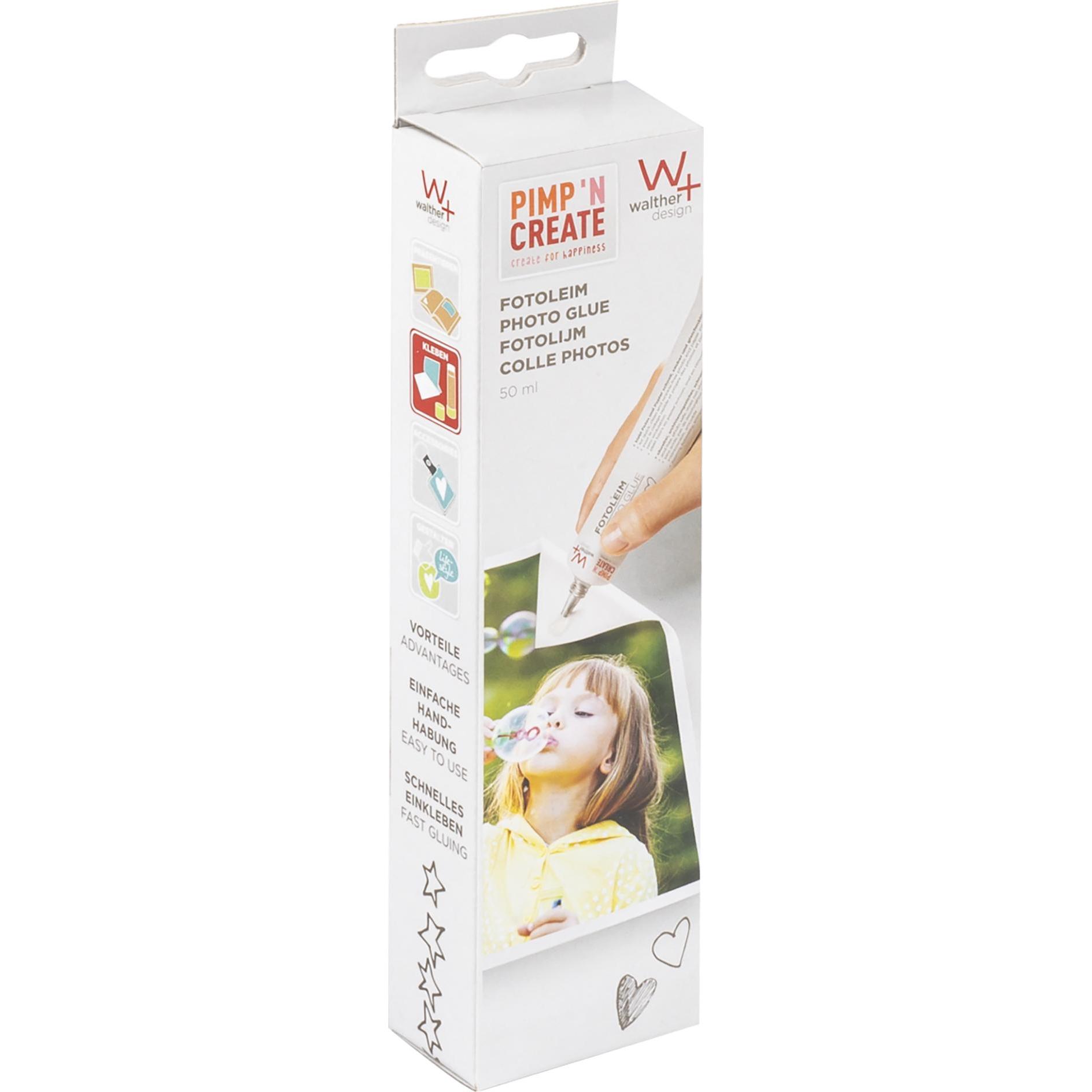 Walther Design, Foto + posterlijm, Fotolijm tube 50ml