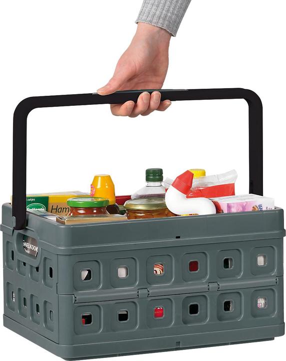 Actual product image Helit the flap-line folding box anthracite (31 cm, 24 l, 1x)