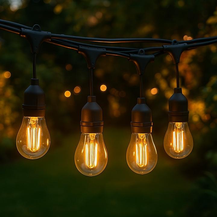 Produktbild Extralink | Garten-Lichterkette | Lichtkette 20m 20 Glühbirnen (20 m)