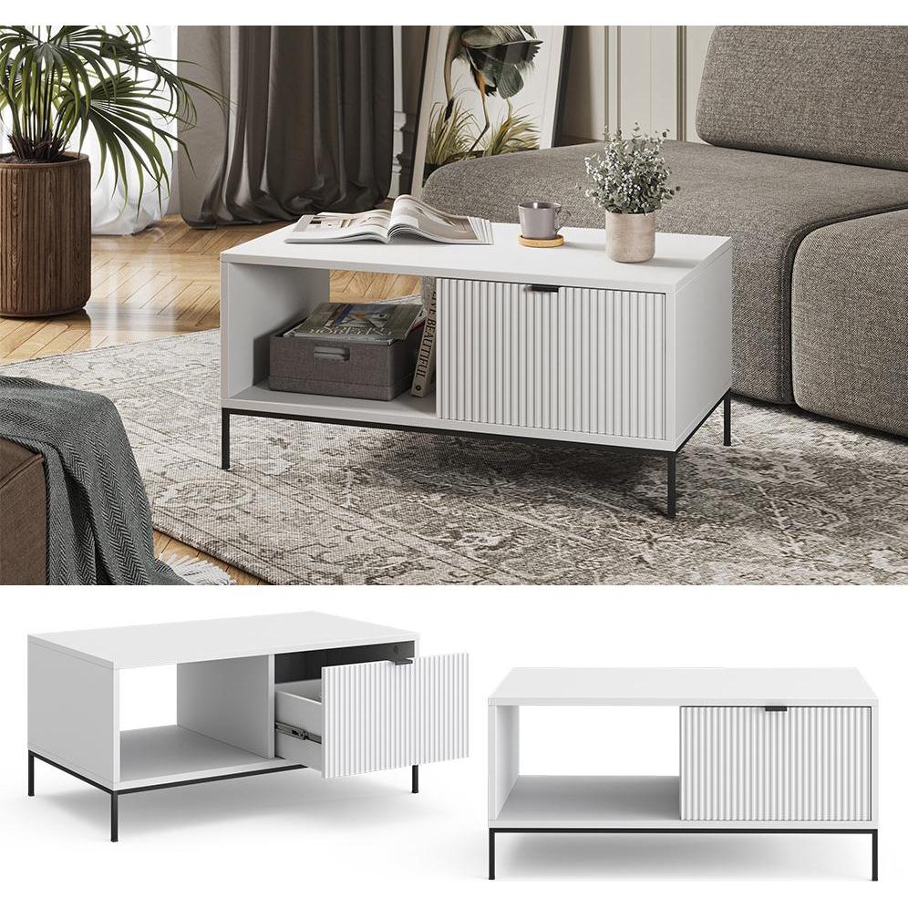 Thumbnail - Vicco, Couchtisch + Beistelltisch, Eliza (90 x 45 x 50 cm)