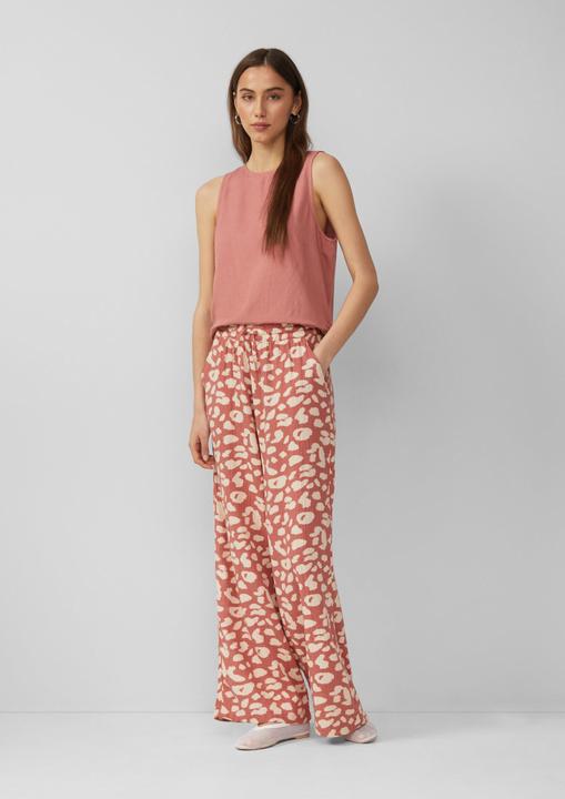 Immagine prodotto s.Oliver Bluse Leinenmix-Blusentop | QS x Sarah & Tini (40)
