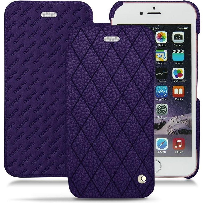 Thumbnail - Noreve Lederschutzhülle horizontal (Apple iPhone 6s Plus), Smartphone Hülle, Violett