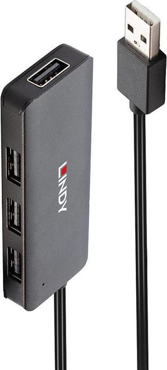 Actual product image Lindy 4 Port USB 2.0 Hub For connecting 4 additional USB 2.0 devices (USB-A, 4 ports)