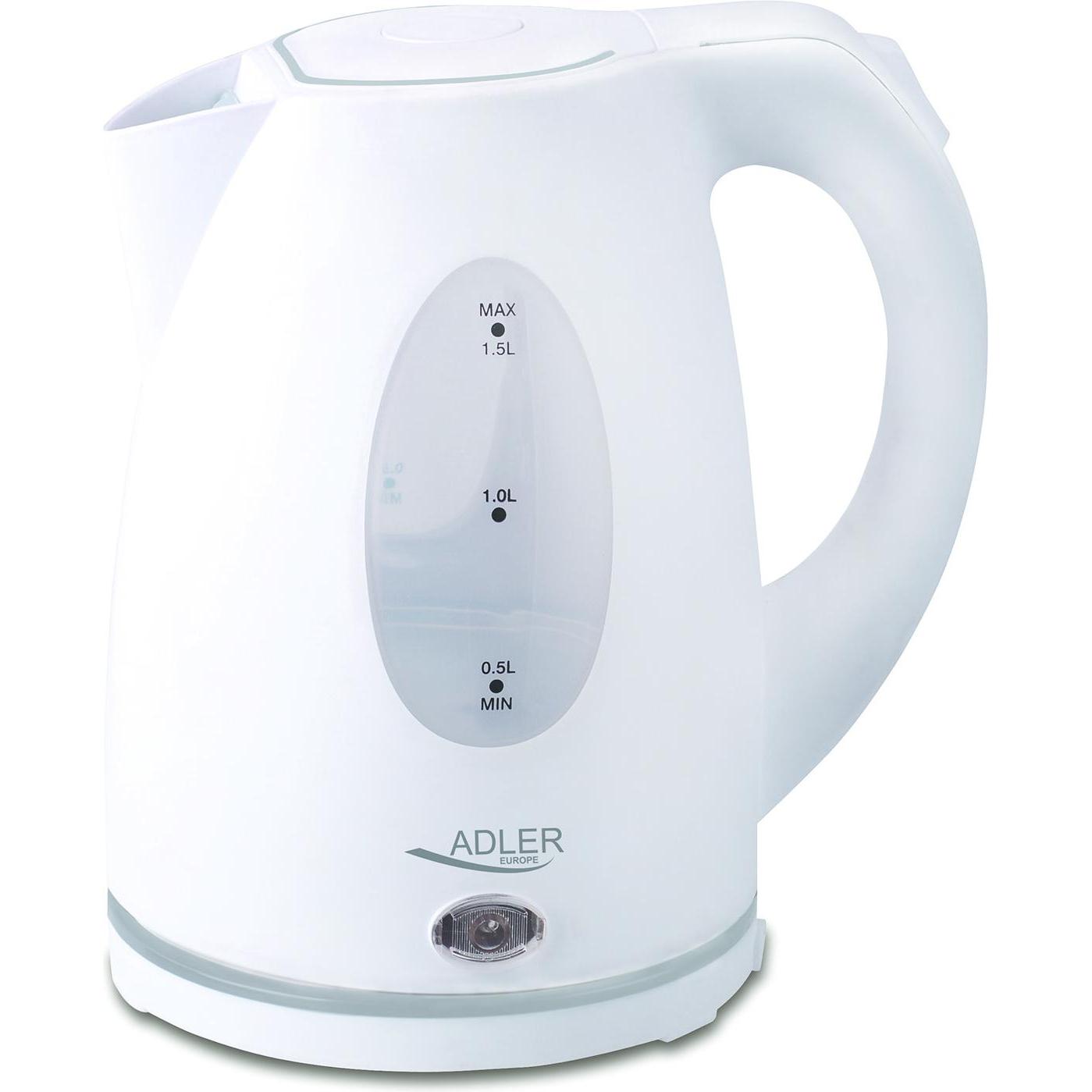 Adler AD1207 Wasserkocher, Wasserkocher, Weiss