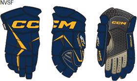 Immagine prodotto CCM Guanti da hockey JetSpeed FT6 PRO SR (13"/33 cm, blu scuro/giallo) (13)