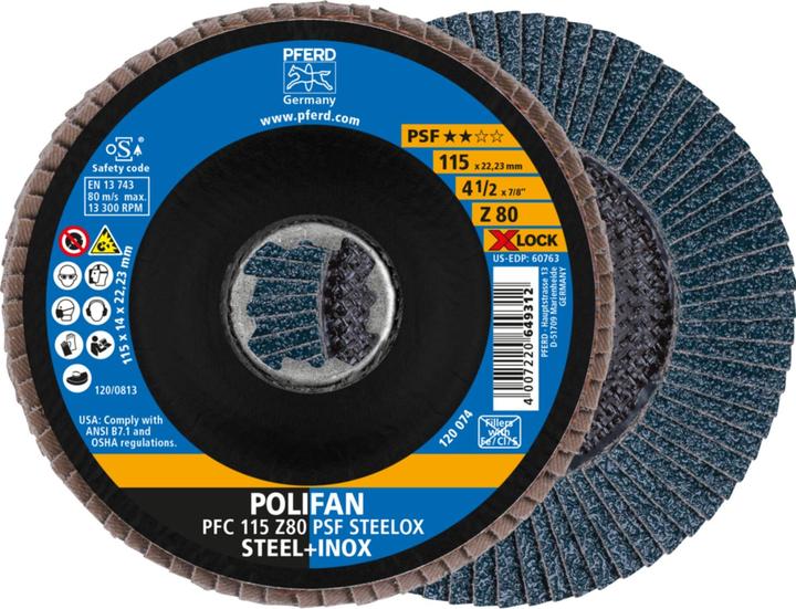 Produktbild Pferd X-LOCK Fächerschleifscheibe Universal-Linie PSF (80)