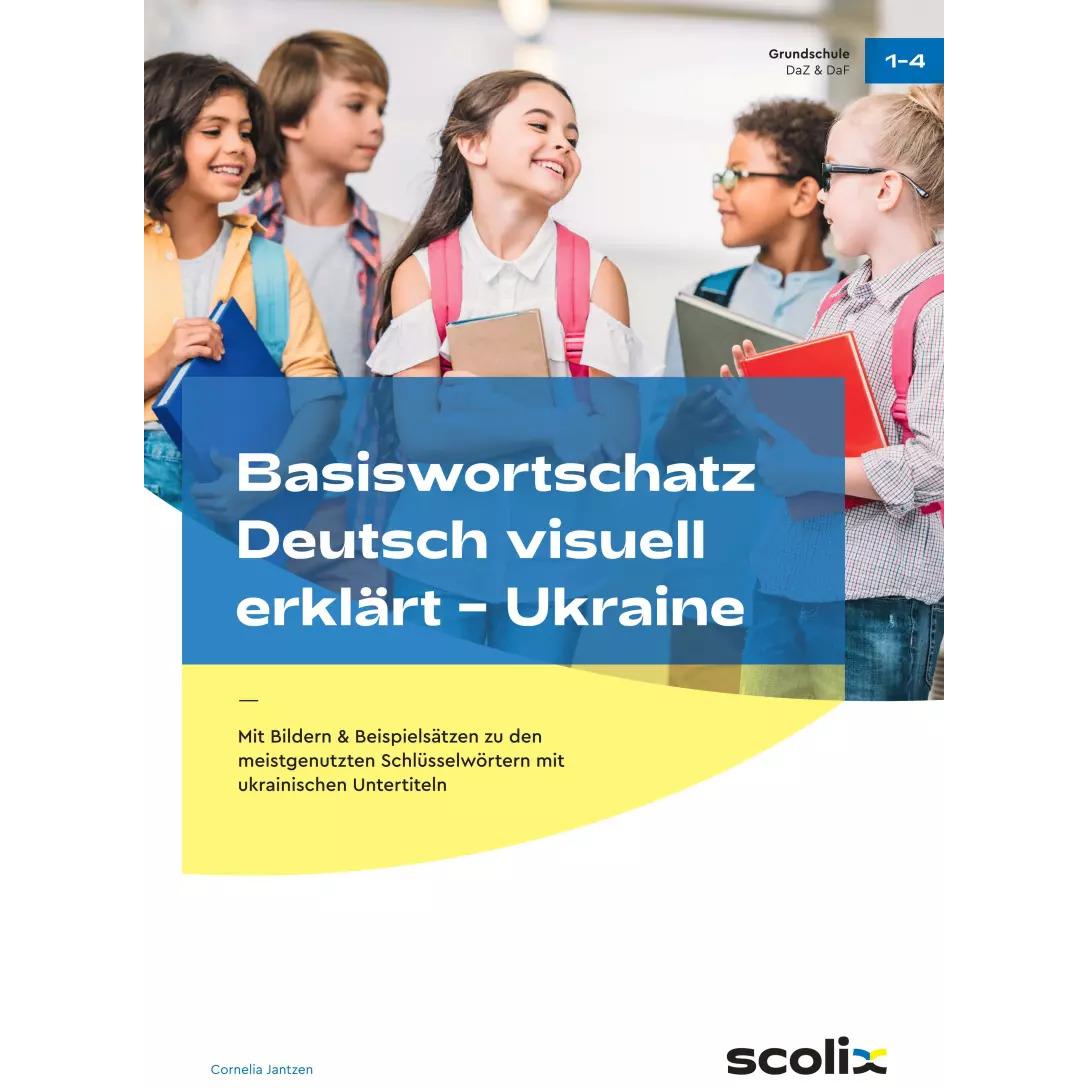 Basiswortschatz Deutsch visuell erklärt - Ukraine, Schulbücher von Cornelia Jantzen
