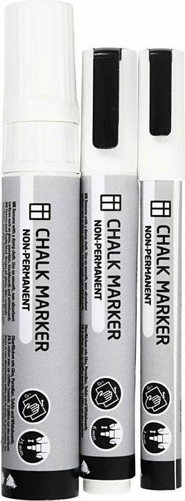 Actual product image Creativ Company Chalk marker (White, 6 mm, 3 x)