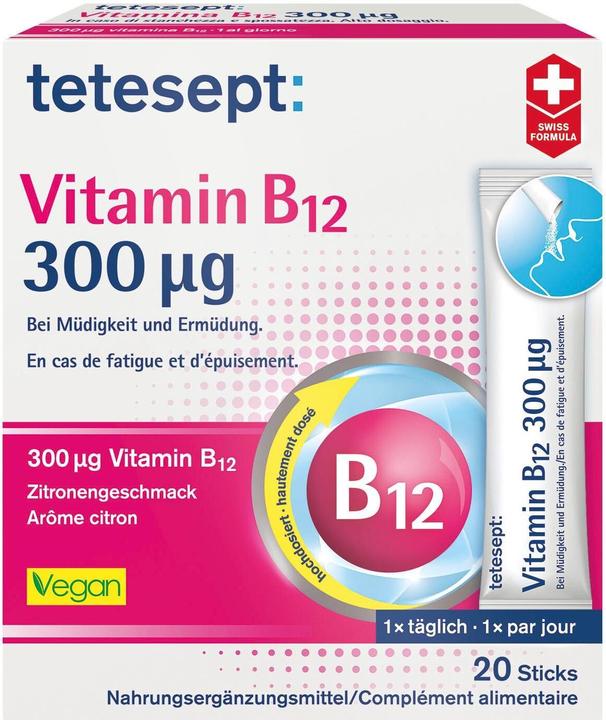 Actual product image Tetesept Vitamin B12 (20 Piece, Powder, 70 g)
