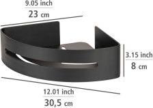 Produktbild Wenko Turbo-Loc Eckablage Bivio (23 x 30.50 x 8 cm)