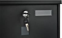 Actual product image Malatec Letter box, black, 2 keys