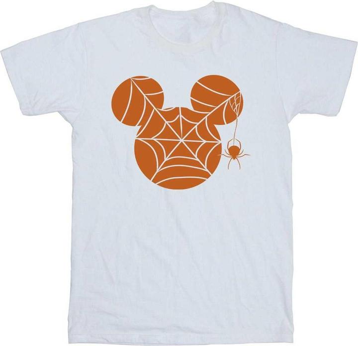 Actual product image Mickey Mouse Mens Cobweb Cotton T-Shirt (4XL)