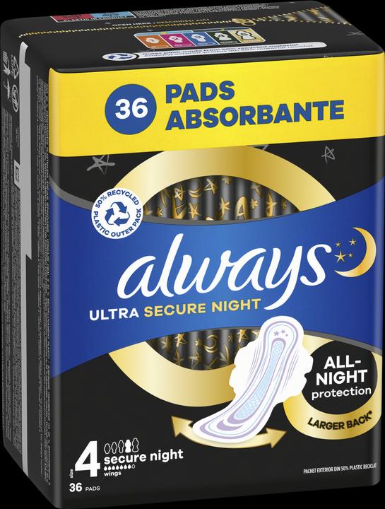 Actual product image Always Ultra S Pads Night Wing 36CT (36 x, Sanitary pads)