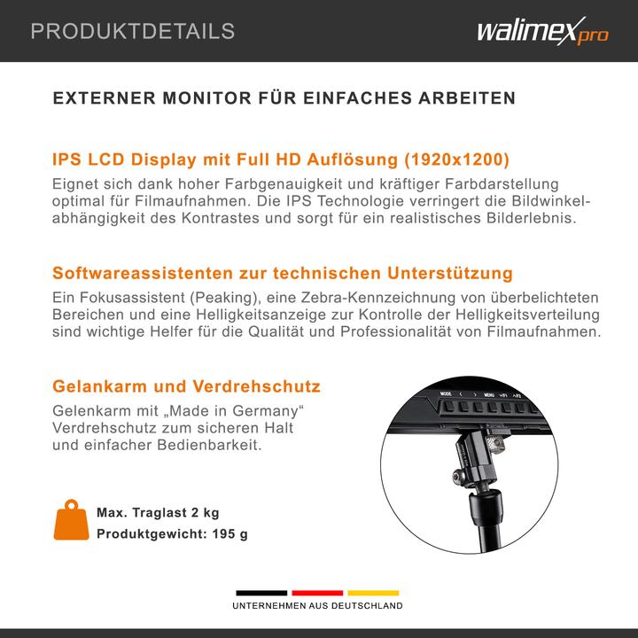 Produktbild Walimex Full HD Monitor Director III Set (7", Full HD)