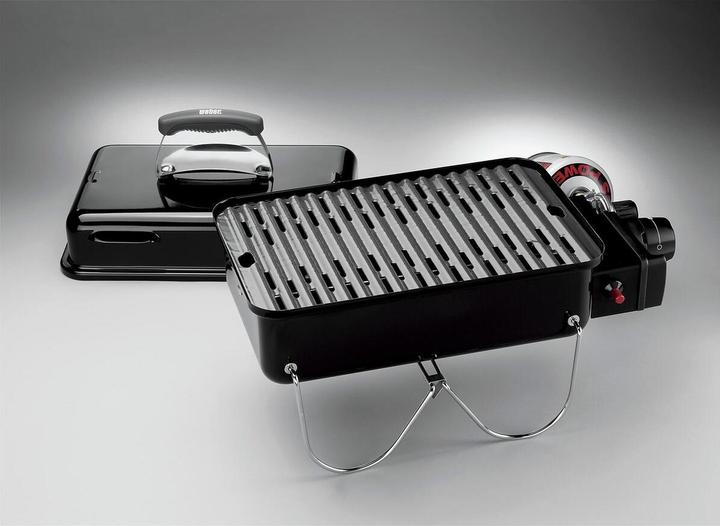 Actual product image Weber Go-Anywhere Gas Barbecue - 41x26 cm - Roestvrijstalen branders - Gasregelkop - Incl. deksel (2.10 kW)