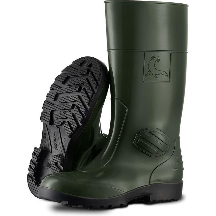 Mavinsa, Stivali, Wellies Standard, Verde, Nero, (46)