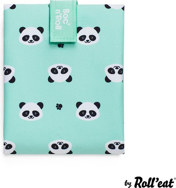 Produktbild Roll'Eat Lunchbeutel BocnRoll Animals Mint, Panda