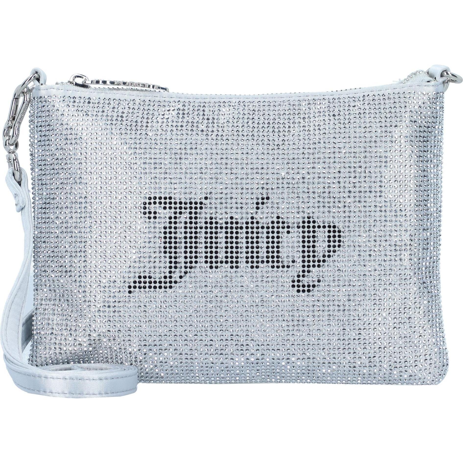 Juicy Couture, Handtasche, Mia Clutch Tasche 24 cm, Silber