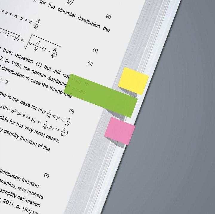 Actual product image Sigel Sticky notes Brilliant (12 x 50 mm)