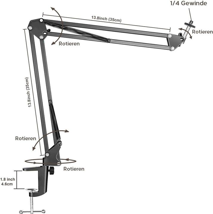 Image du produit Lento Trépied de rétroprojecteur pour caméra (Métal)