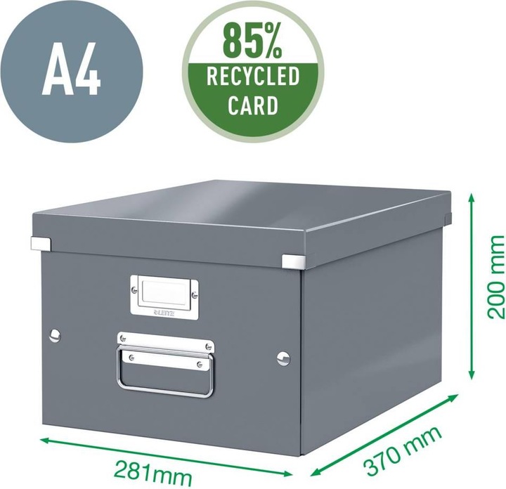 Image du produit Leitz Boîte de stockage WOW Click & Store (A4)