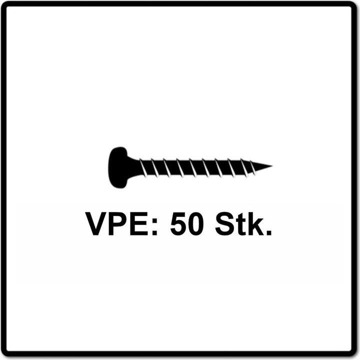 Image du produit Fischer PowerFast II 6,0x50 PH TX VG blvz 50 (50 Vis par pièce)