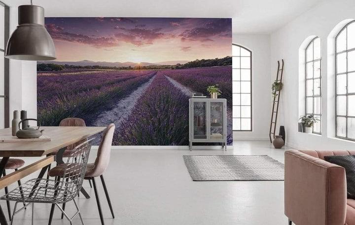 Productafbeelding Komar Vliesbehang Lavender Dream 9-panel 450 x 280 cm (450 x 280 cm)