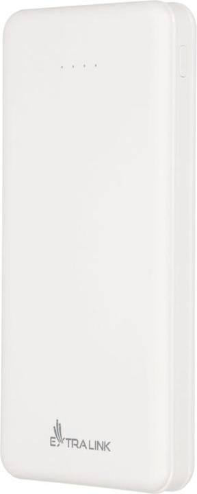 Extralink EX.19577 power bank Lithium Polymer (LiPo) White (10000 mAh, 10 W, 37 Wh)