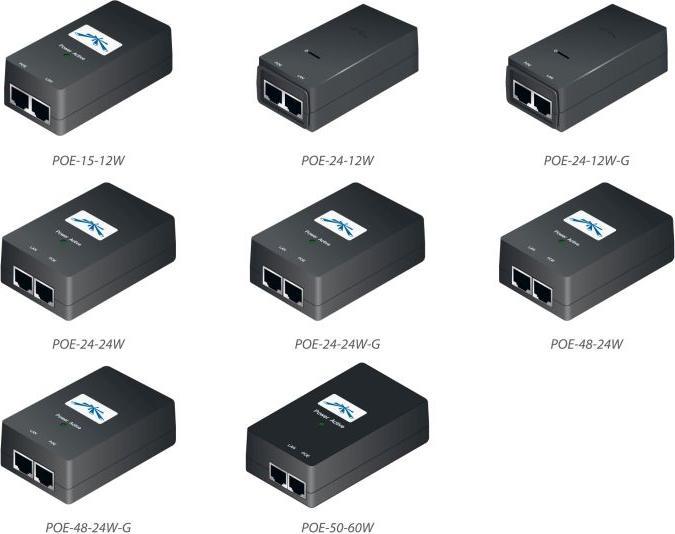 Actual product image Ubiquiti POE-24-24W PoE Adapter, passive (802.3af (PoE), 24 W)