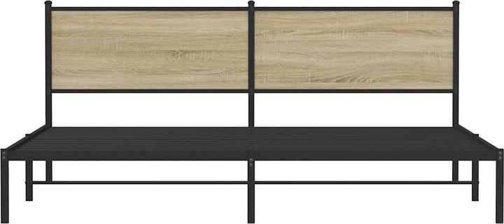 Actual product image VidaXL Bed frame with headboard (75 x 190 cm)