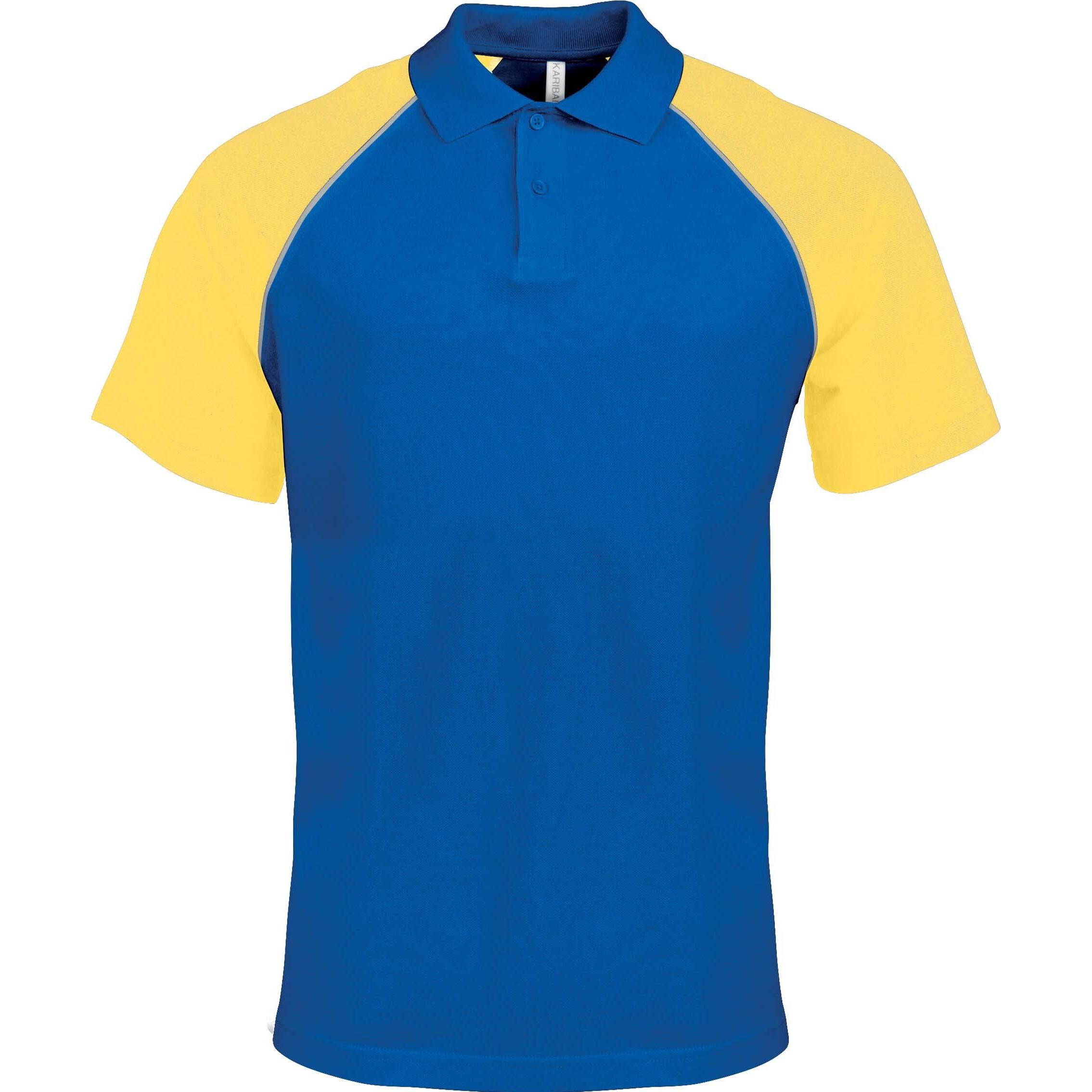 Kariban, Herren, Shirt, Baseball, Blau, (L)