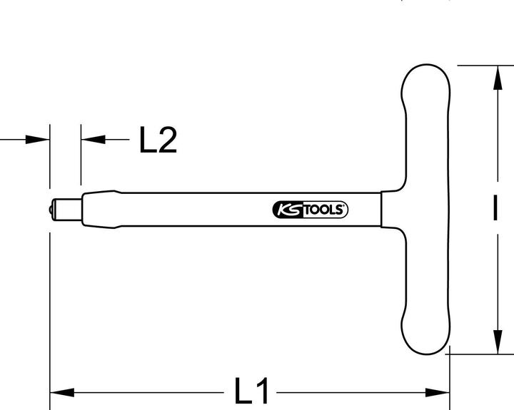 Actual product image KS Tools T-handle slip-on wrench