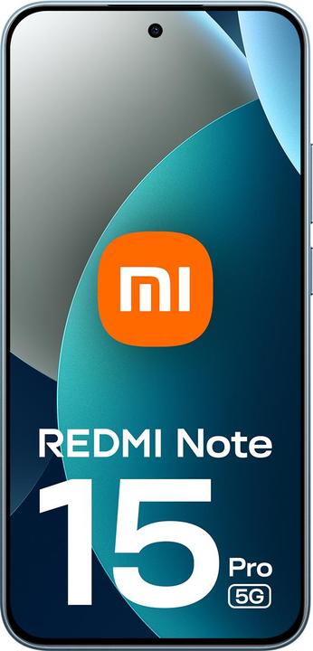 Actual product image Xiaomi Redmi Note 15 Pro 5G (256 GB, Glacier Blue, 6.83", Dual SIM, 5G)