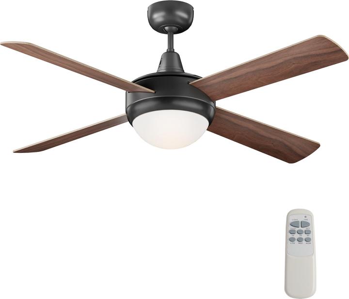 Image du produit Wiltec Ventilateur de plafond Ø122cm Ventilateur 53W Ventilateur de plafond Lampe Télécommande (55 dB)