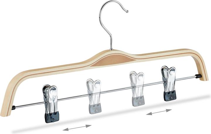 Image du produit Relaxdays Set de 5 cintres à pantalons (5x)