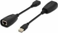 Produktbild Digitus USB Extender für CAT5e CAT6 UTP Kabel bis 45m Länge (USB, RJ45 (1x))