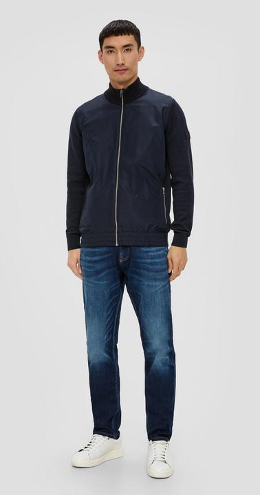 Produktbild s.Oliver Strickjacke Strickjacke mit Stehkragen (XL)