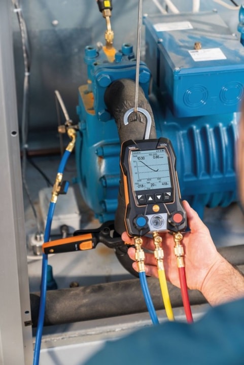 Actual product image Testo Refrigerant Meter 550s s Set
