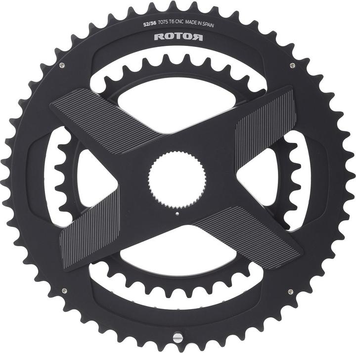 Produktbild Rotor Bike Components Aldhu Direct-Mount Doppel-Kettenblatt rund (52)