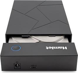 Immagine prodotto Hamlet HXD3U6G-AC BOX HDD 3.5" SATA 6Gbps USB-C + USB-A con alimentatore (HXD3U6G-AC) (3.5")